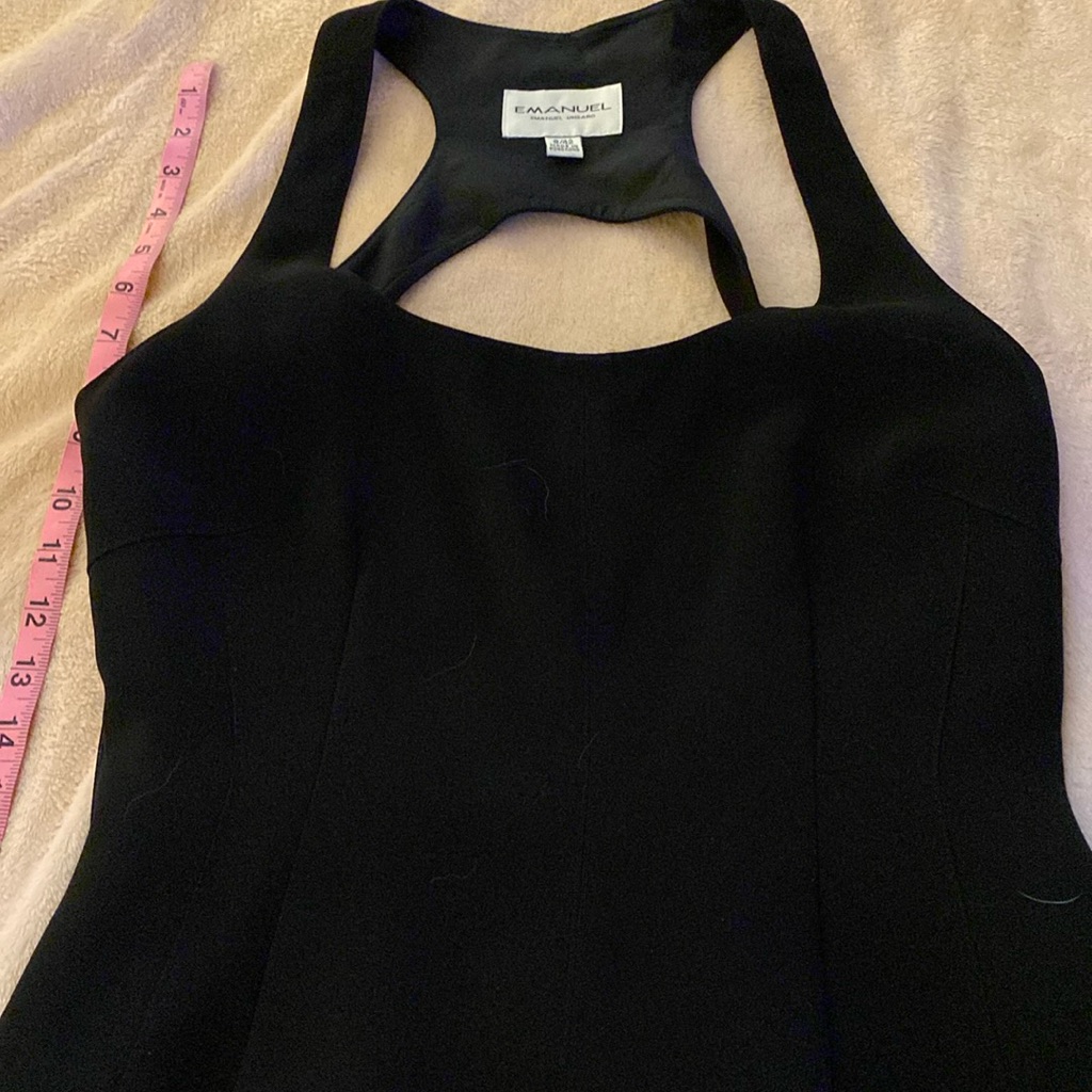 Emanuel Ungaro Backless Little Black Dress